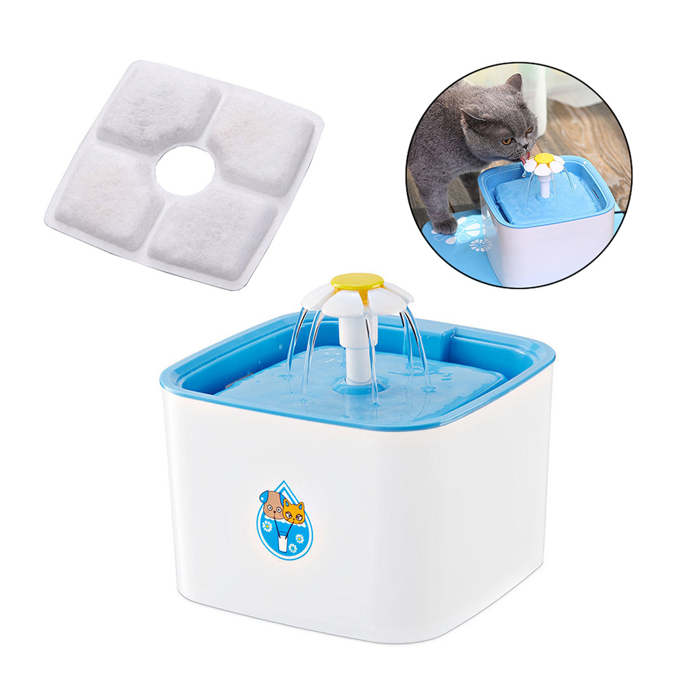 Replacement Pet Fountain Filter Cat Dog Water Drink Dispenser Bowl Dish Filters Square For Dog Cat Bird Small Animal