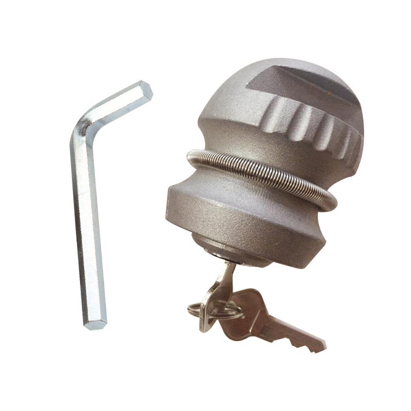 1pcs Trailer Parts Hitch Lock Ball Lock Universal Coupling Tow Caravan Zinc Alloy 50*65.5mm