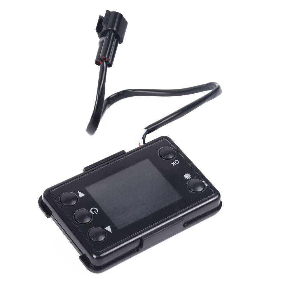 Car LCD Switch Air Diesel Auto 12V/24V Monitor Parking Heating Black Accessories