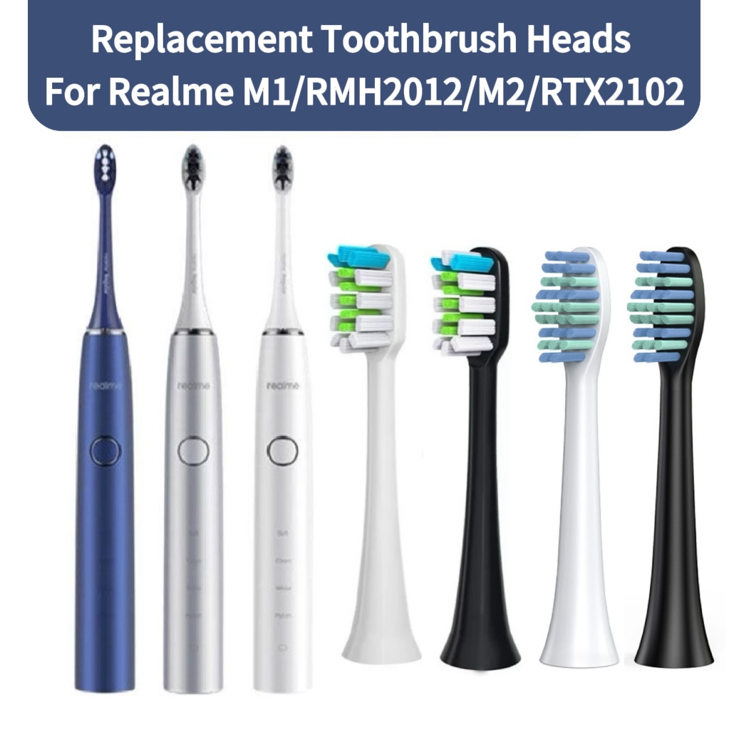 For Realme M1/RMH2012/M2/RTX2102 Replacement Toothbrush Heads For Realme Electric Toothbrush M1/RMH2012/M2/RTX2102，4/8/16PCS