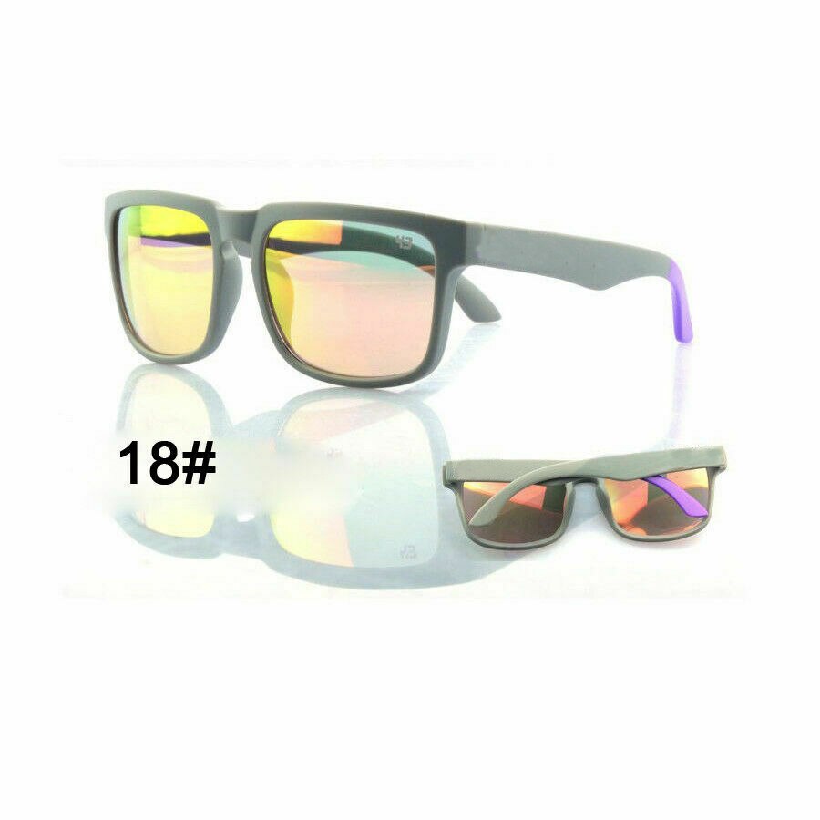 Ken Block Driving Sunglasses Men Goggle Drive Reflective Coating Square Classic Cycling Sports Retro Sunglasses UV400 Eyewear: Army Green