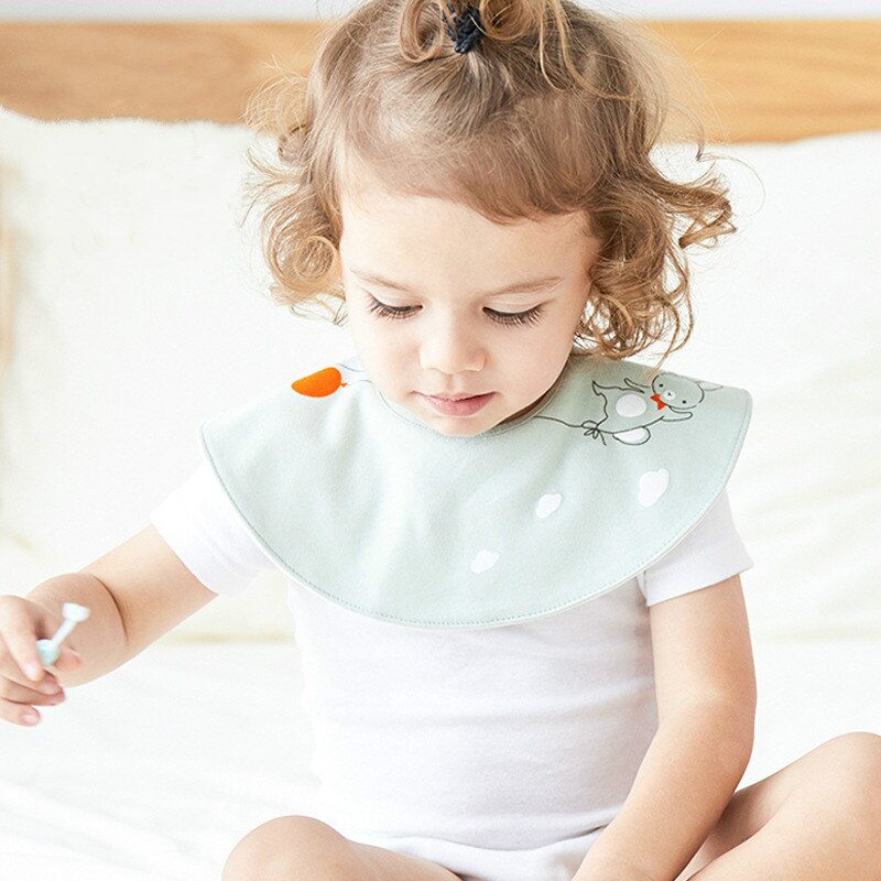 Baby Lätzchen Rundhals Baby Spucktuch Lätzchen 360 Grad Blume Lätzchen für Mädchen Baby Kleidung Bandana Lätzchen Wasserdicht