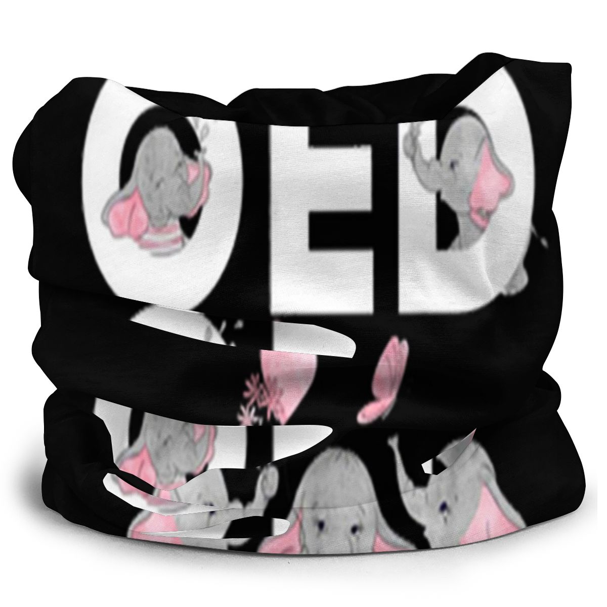 Mascarilla transpirable con estampado de animales para hombre y mujer, pañuelo Unisex único y diferente, con estampado de Oed, estrés, estrés, elefante, música