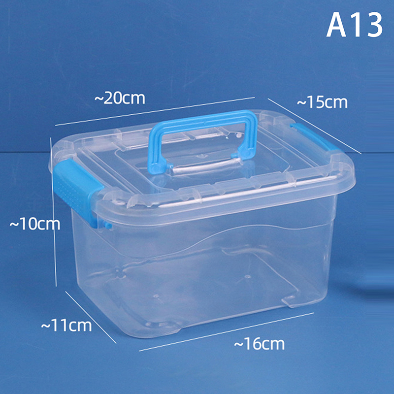 Kunststoff-Aufbewahrungsbox mit Deckel, tragbare transparente Organizer-Kasten für Kinderspielzeug, Studenten-Briefpapier-Behälter, Kosmetik-Sortierbox: Burgunderrot