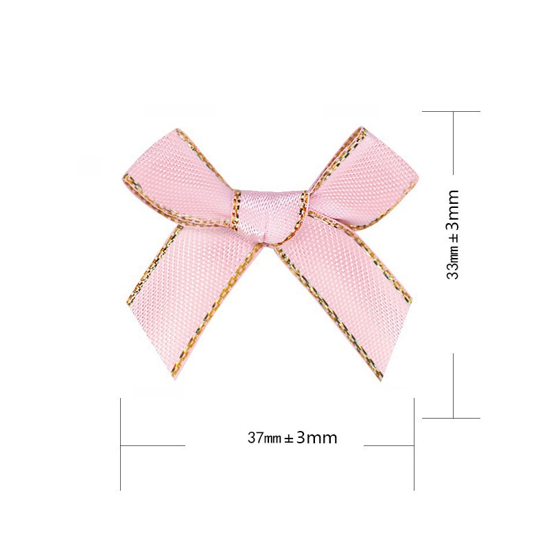 50 Uds. De Color brillo satinado goma de pelo con lazo, suministro artesanal, decoración del banquete de boda, lazos artísticos, accesorios para sombreros de costura, apliques