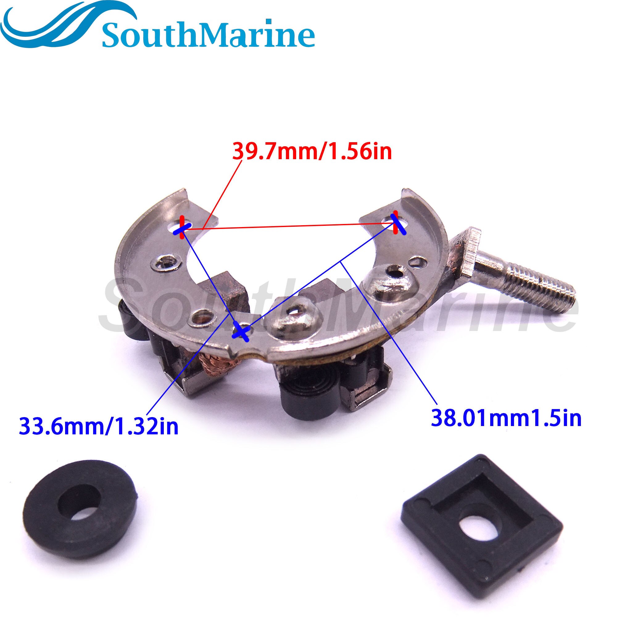 6898184011 Brush Holder for Yamaha Outboard Engine Starter Motor 6HP