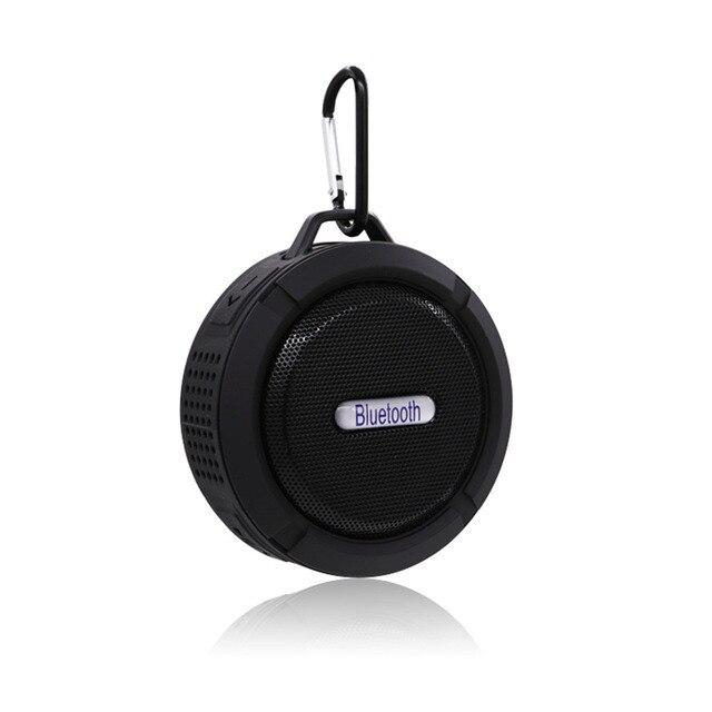 Ewa Bluetooth Speaker Plastic Draagbare Draadloze Met Gesprekken Handsfree En Zuig Waterdichte Douche Luidspreker Caixa De Som Douche: black
