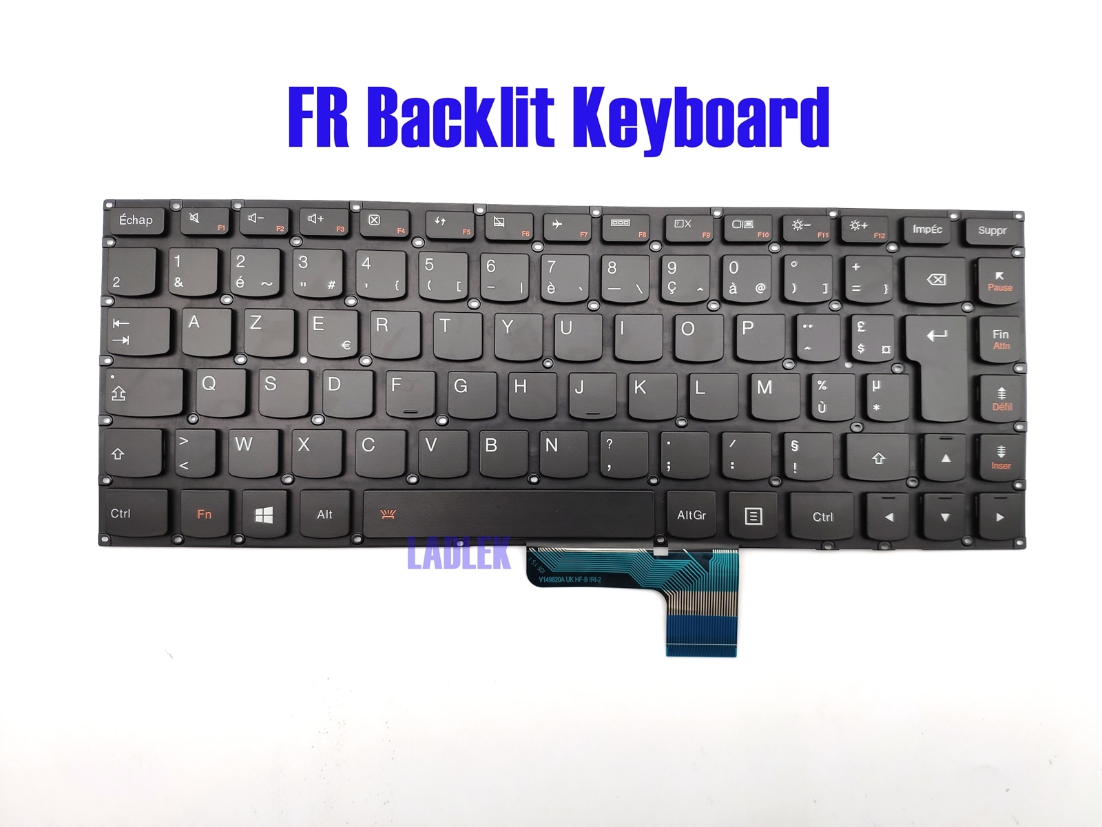 French Backlit Keyboard for Lenovo Yoga 2 13(20344/20345/80DM/80DN) E31-70 E31-80