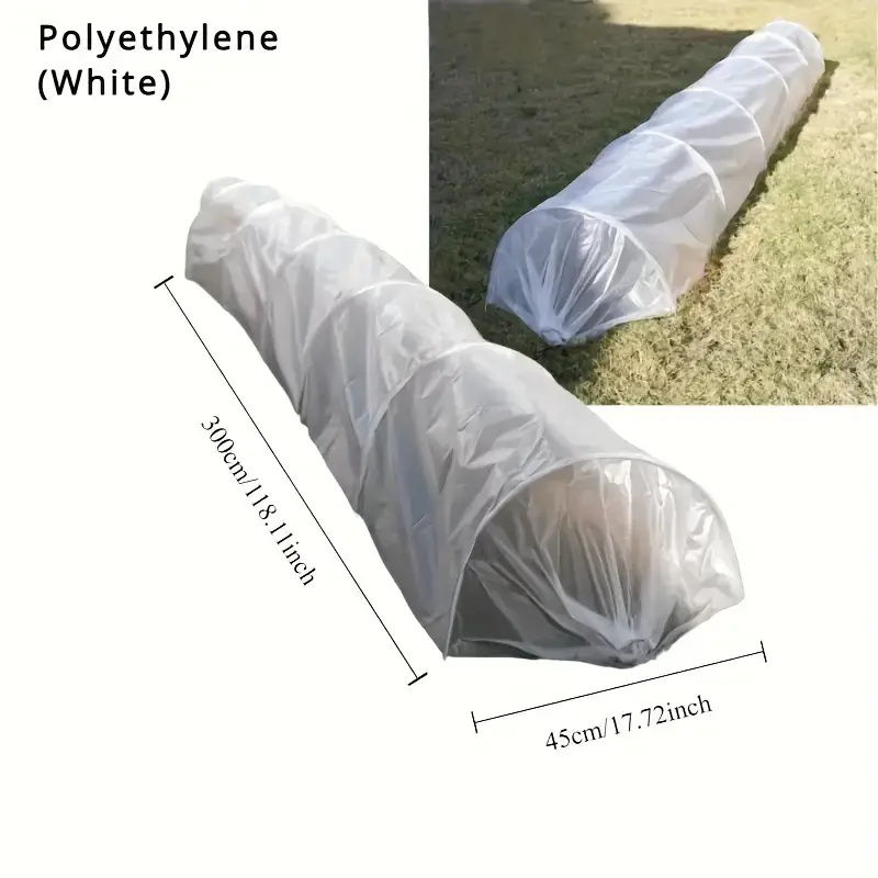 Túnel de invernadero para jardín al aire libre, cubierta de red para sombra, aros de campana portátiles para jardín, patio, granja, cultivo de plantas vegetales