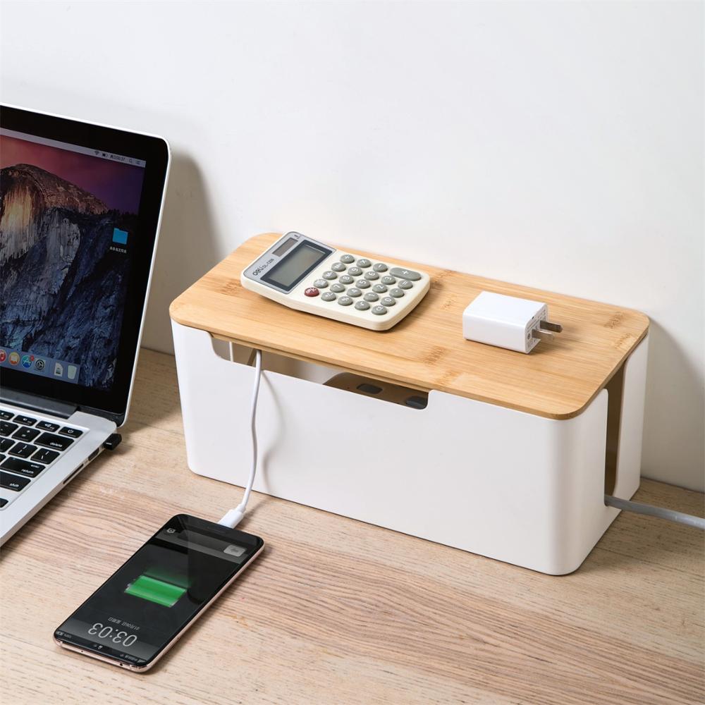 Plug Board Socket Storage Box Bracket Cable Home Decor Desktop Organizer Safety Plug Board Socket Container