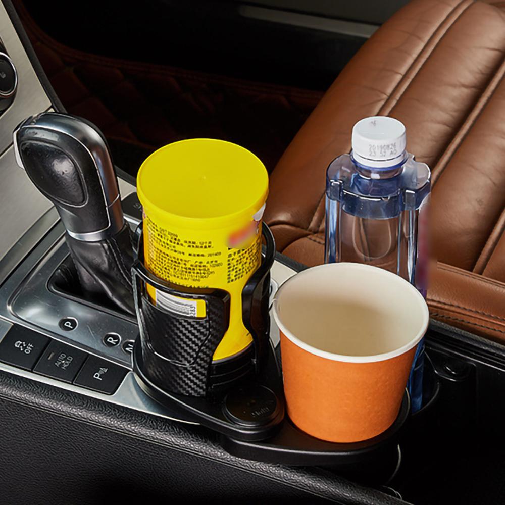 360 Degree Rotating 2 In 1 Cup Holder Vehicle-mounted Slip-proof Water Car Cup Holder Multifunctional Dual Bekerhouder Auto