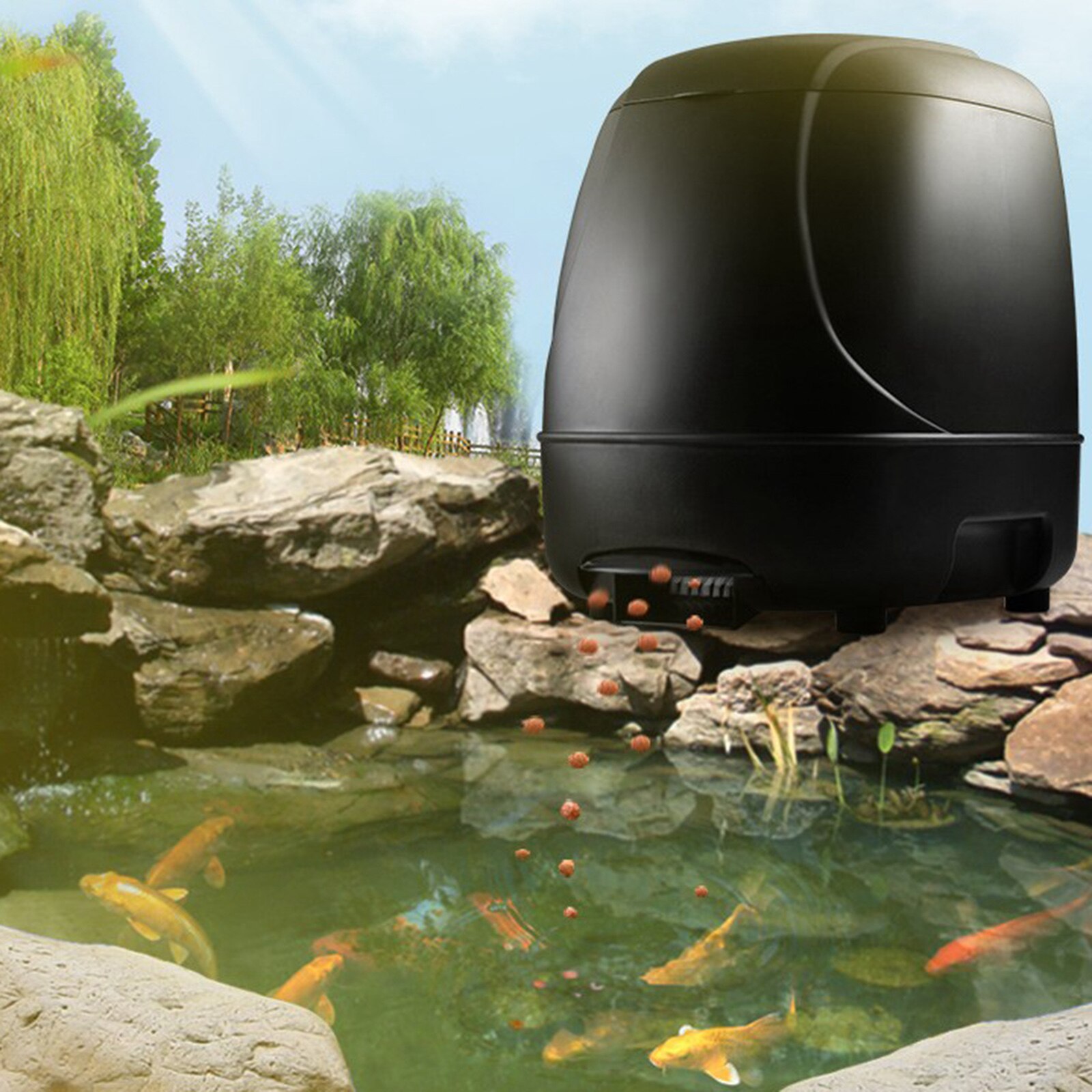 Intelligent Fish Feeder Auto Smart Control Fish Tank Automatic Feeding Device Timing Feed Food Dispenser Aquarium Accessories