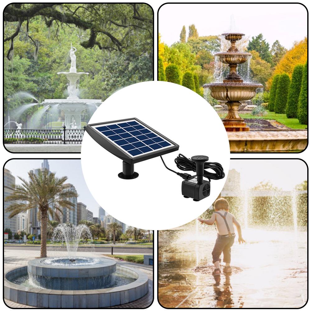Solar angetrieben Brunnen Garten Schwimmbad Teich... Grandado