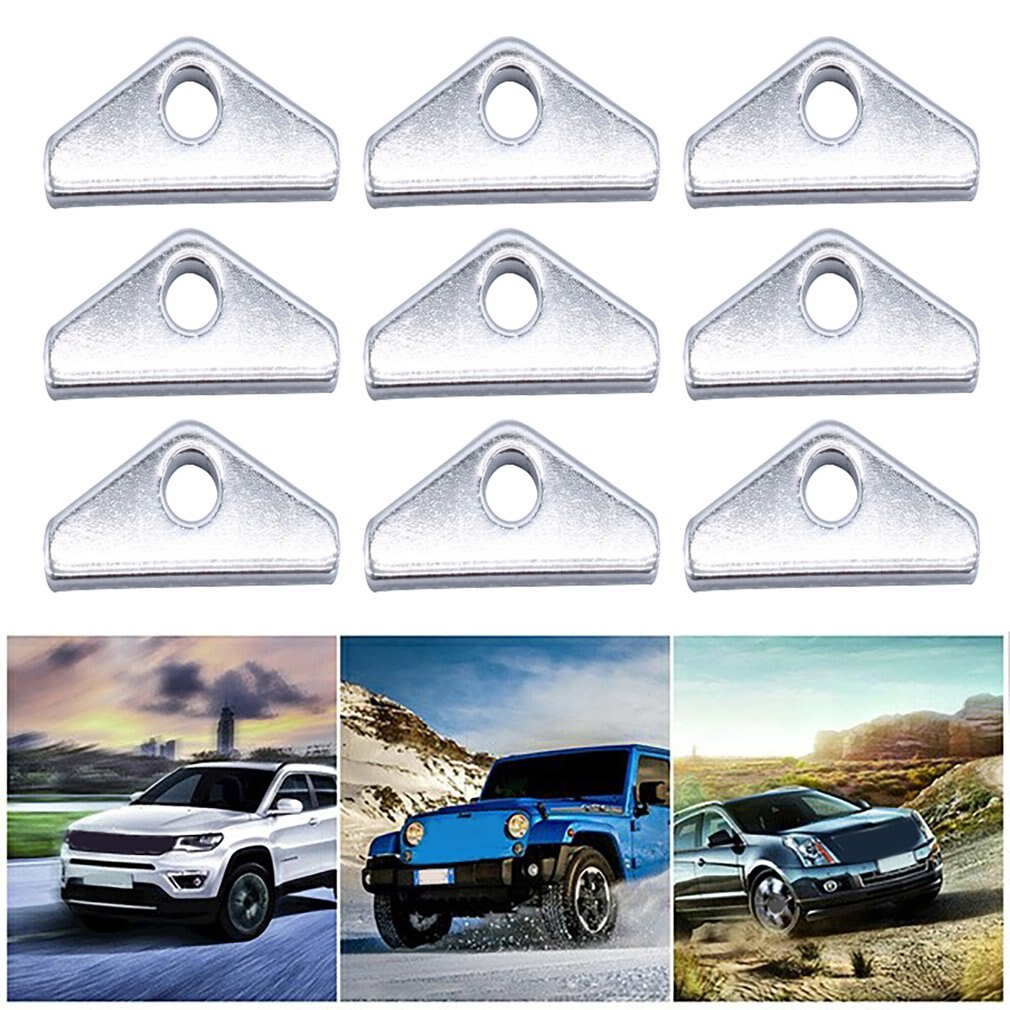 Cubierta de válvula cromada, Mini pestañas de 12 piezas, bloque pequeño SBF para Ford 289 302 351W, accesorios para coche, cubierta de válvula