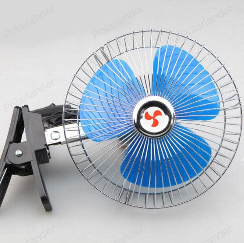 Mini Electric 8 inch 24 V 25W Car Fan Low Noise Summer auto Air Conditioner Portable Vehicle Cooling Fan