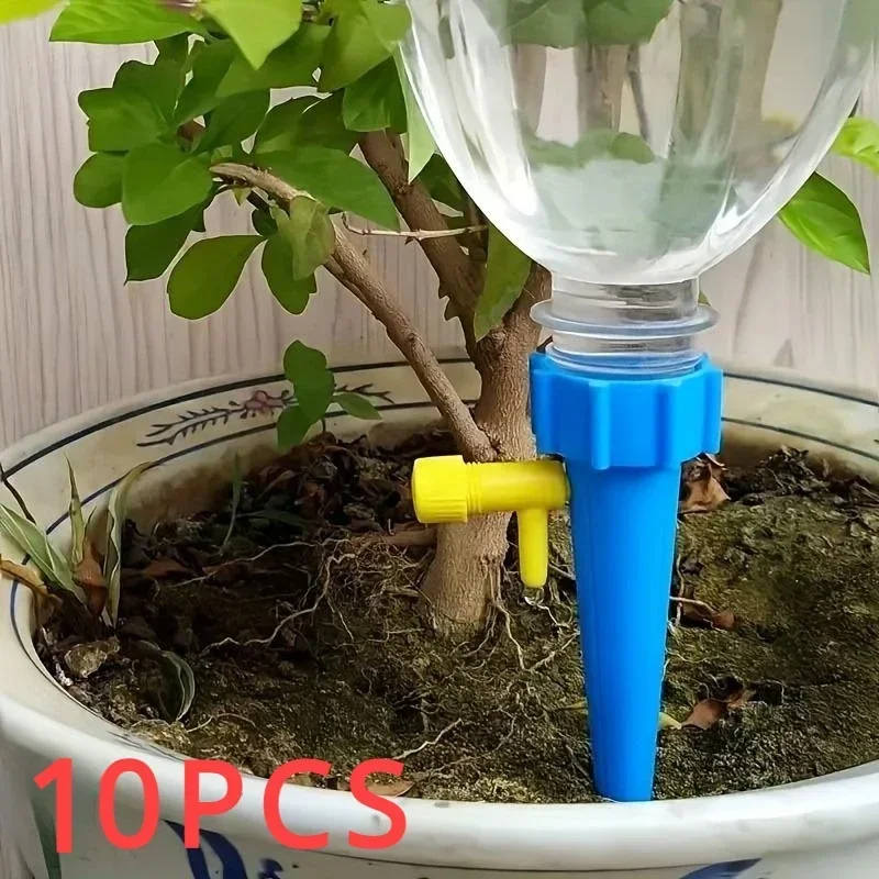 10Stck Blume Einstellbare Automatische Tropf Bewässerung Anlage Bewässerung System Hause Balkon Topfpflanzen Garten Bewässerung Werkzeuge