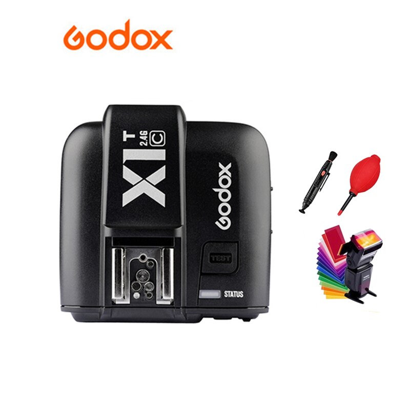 Godox X1C X1T-C 2,4G E-TTL Flash inalámbrico Speedlite solo transmisor para Canon 1000D 600D 700D 650D 100D 550D 500D 450D
