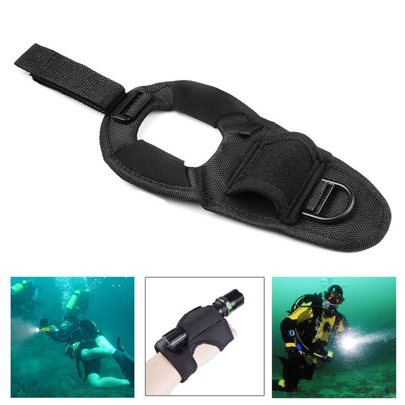 Arm Sleeve Wrist Elastic Bands Sleeve Flashlight Holster for Flashlight/Diving Flashlight Adjustable Wrist Hands Wrap Straps