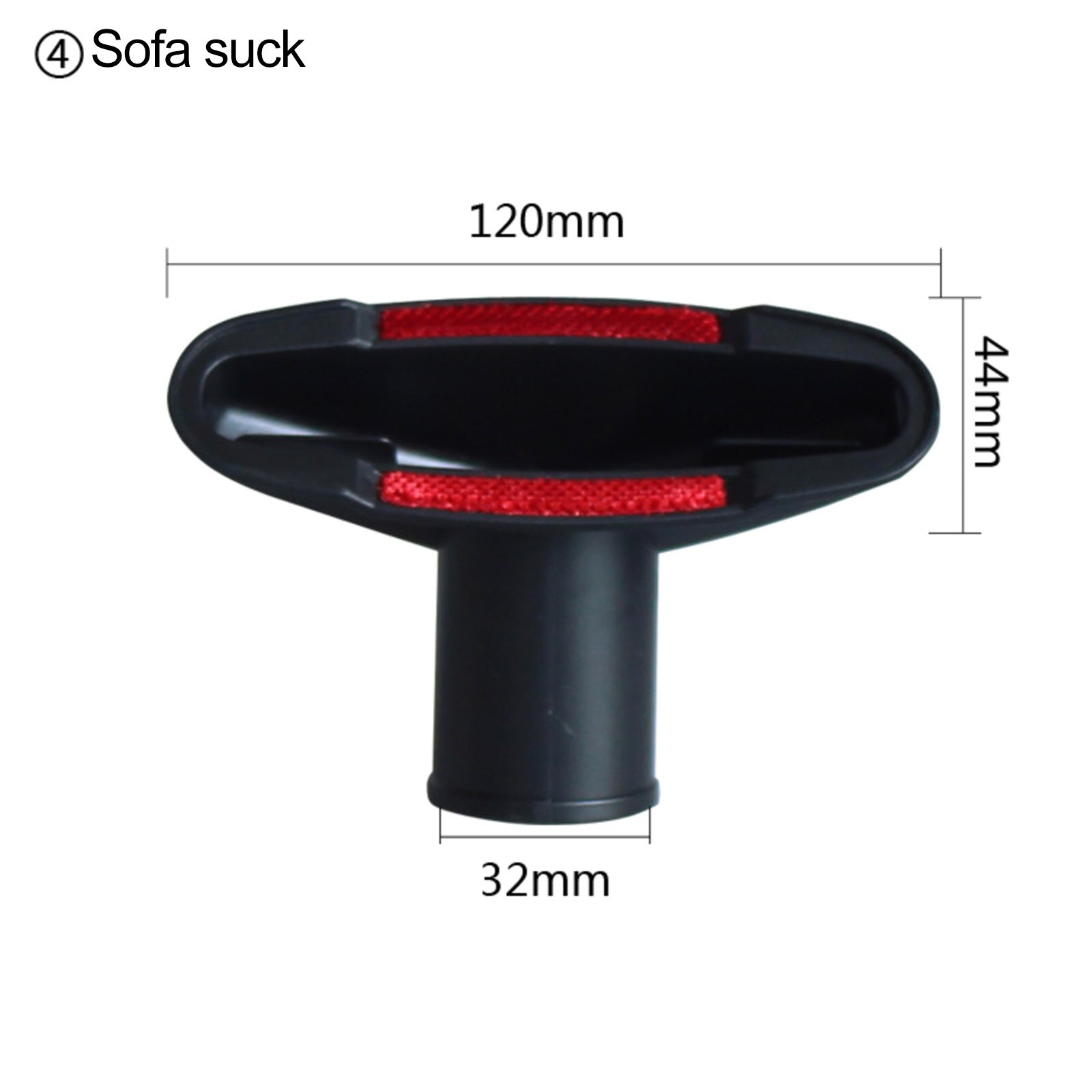 6 In 1 Universal Vacuum Nozzle Suction Brush Head for 32mm & 35mm Vacuum Cleaner Parts Accessories Crevice Tool for Bed Sofa
