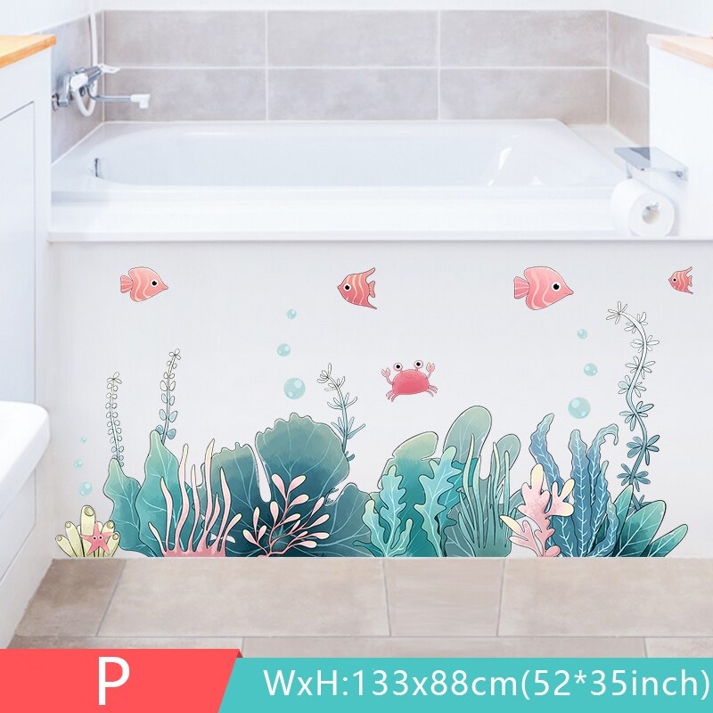 18 styles Large Cartoon Wall Stickers for Kids rooms Baby room Wall Decor Vinyl Removable Wall Decals Home Mural Home Decoration: P