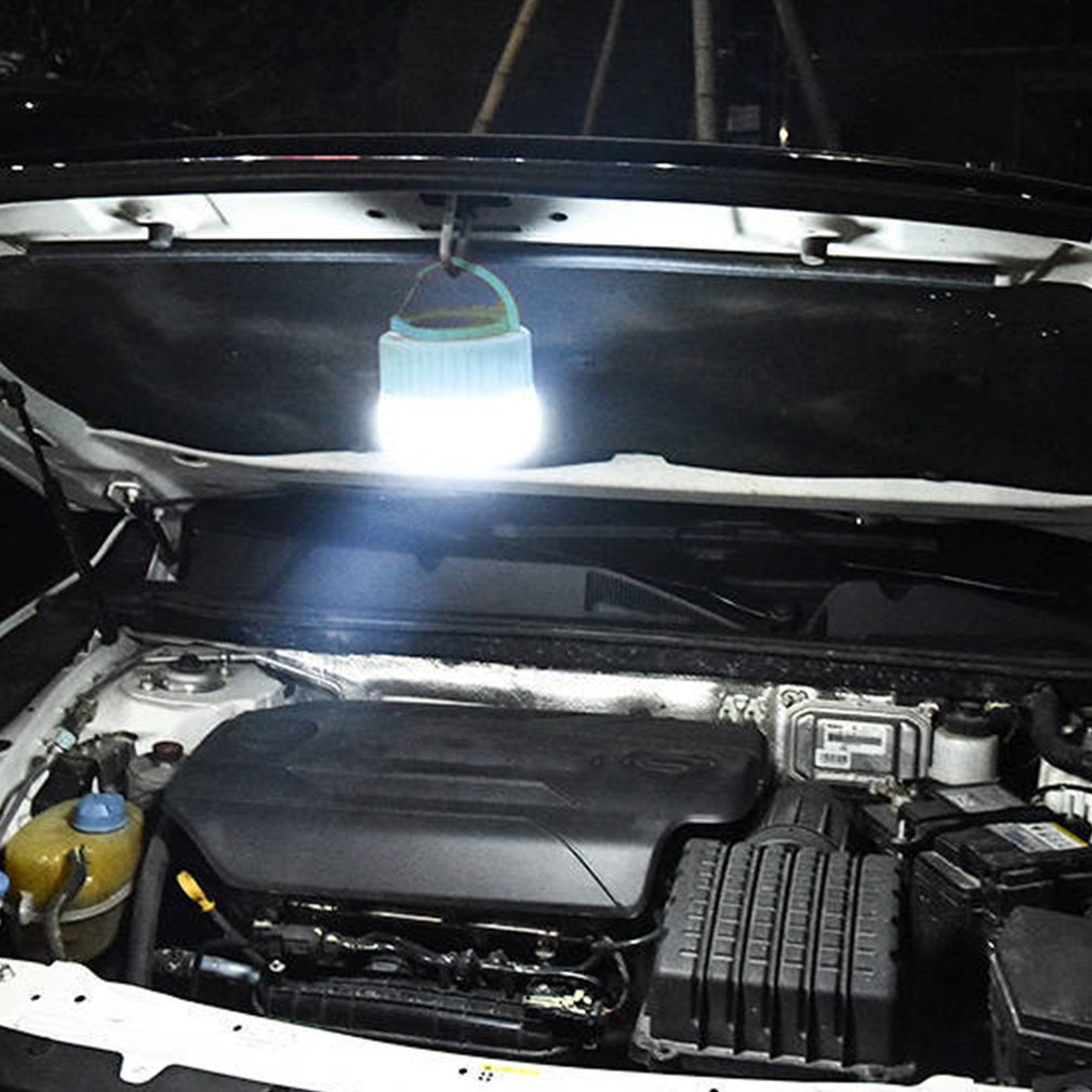 Led Solar Usb Rechargeable Remote Control Light Environmental Protection Solar Electric Display Portable Tent Light