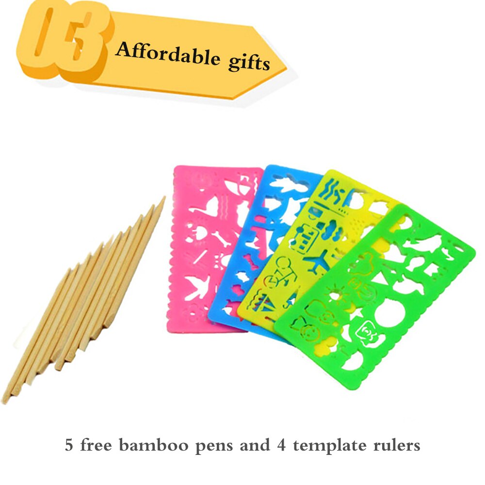 50 Stks/set 16K/32K Scratch Art Paper Magic Schilderen Papier Met Tekening Stick Voor Kinderen Educatief Speelgoed kleurrijke Tekening Speelgoed