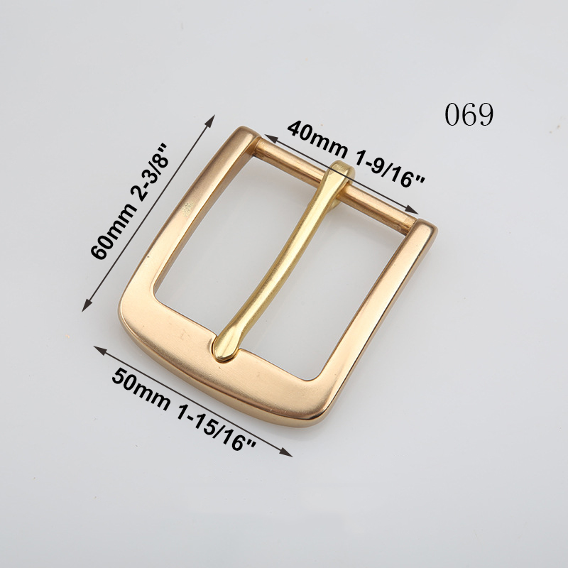 1 stks Messing Gegoten 40mm Gesp End Bar Hak bar Gesp Enkele Pin Zware voor 37mm-39mm Riemen Lederen Craft Accessoires: Multi-Colored