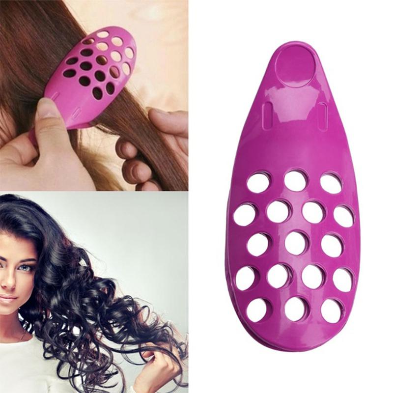 XY Fancy Hair Fringe Clip Bangs Curler Roller Holder Salon DIY Styling Tool