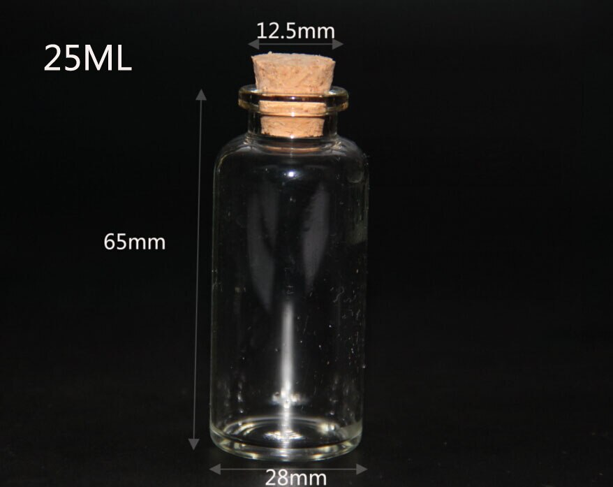 3 st 12/15/20/23/25/30/35/50/60/80/110ml glasflaskor med kork hantverk flaskor burkar bröllop tomma burkar behållare flaskor