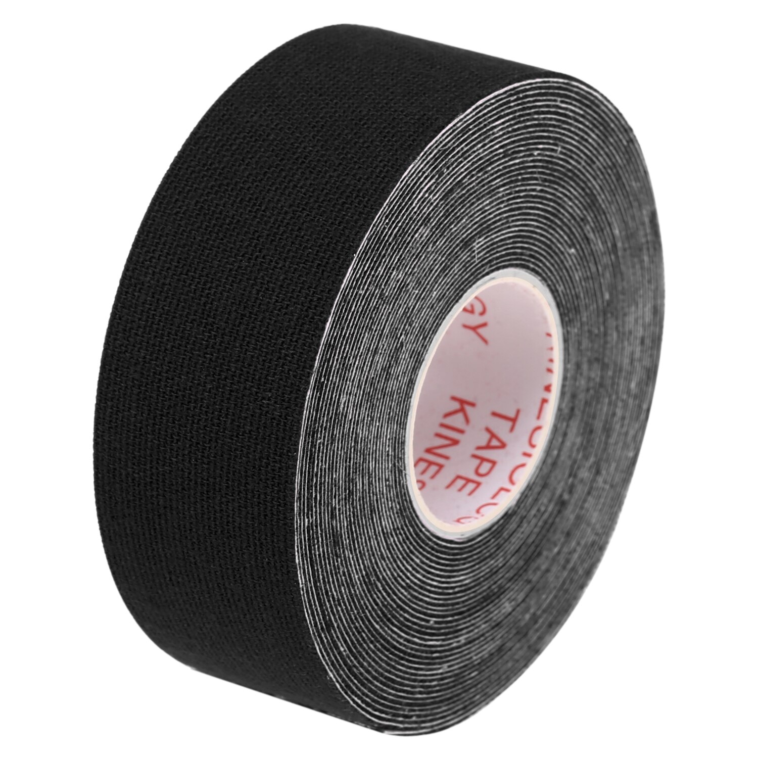 5m fitness atletisk muskel bandage sport muskel tape åndbar skulder ankel håndled fod albue genopretning terapi udstyr: Sort 2.5cm