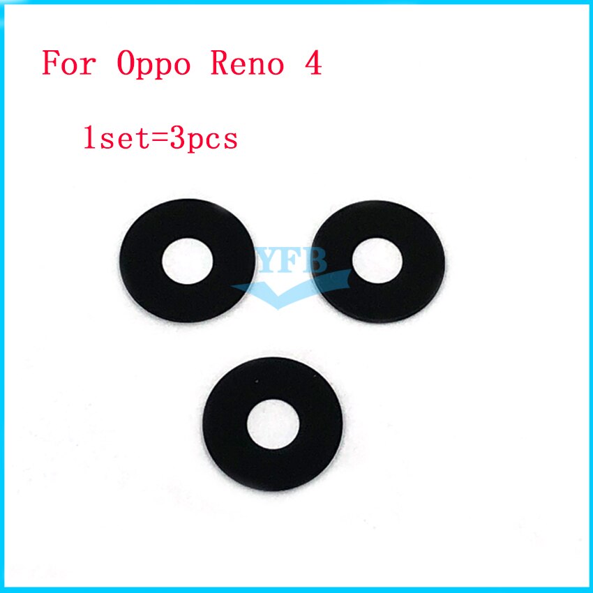 10pcs Back Rear Camera Lens Glass Cover Replacement Cover For OPPO Reno 4/ 4Pro