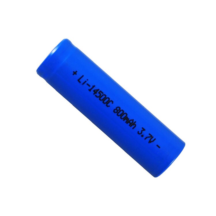 In 800mAh 3.7V AA 145005 LED type lithium battery flashlight camera toy Rechargeable Li-ion Cell