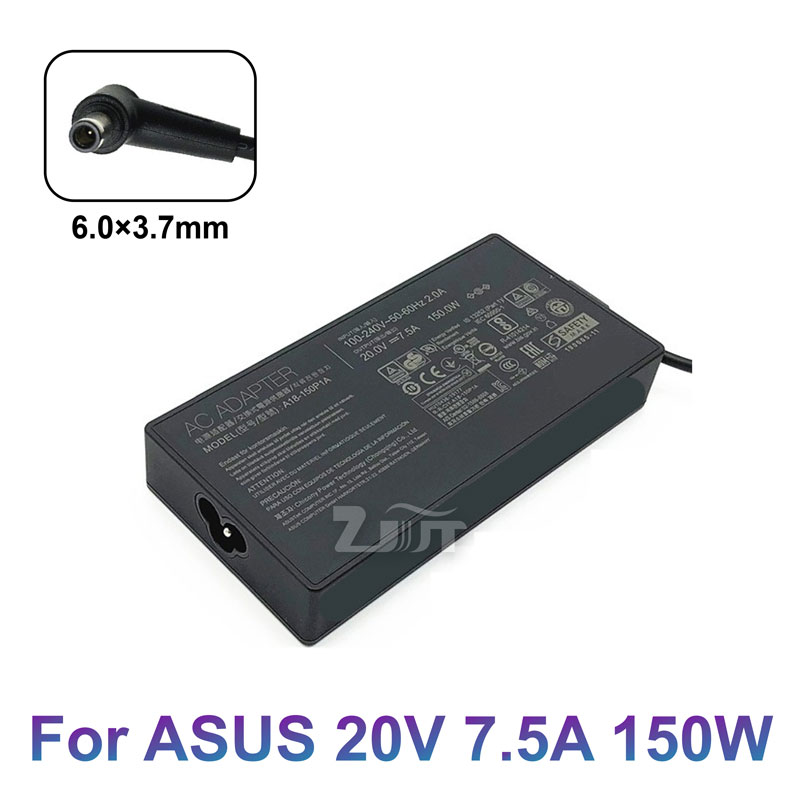 20V 7,5A 150W 6,0*3,7mm AC Laptop Ladegerät Adapter Für Asus TUF Gaming A15 FX505 FX505D FX505DU FX505DT FX506lu VX60G ADP-150CH B