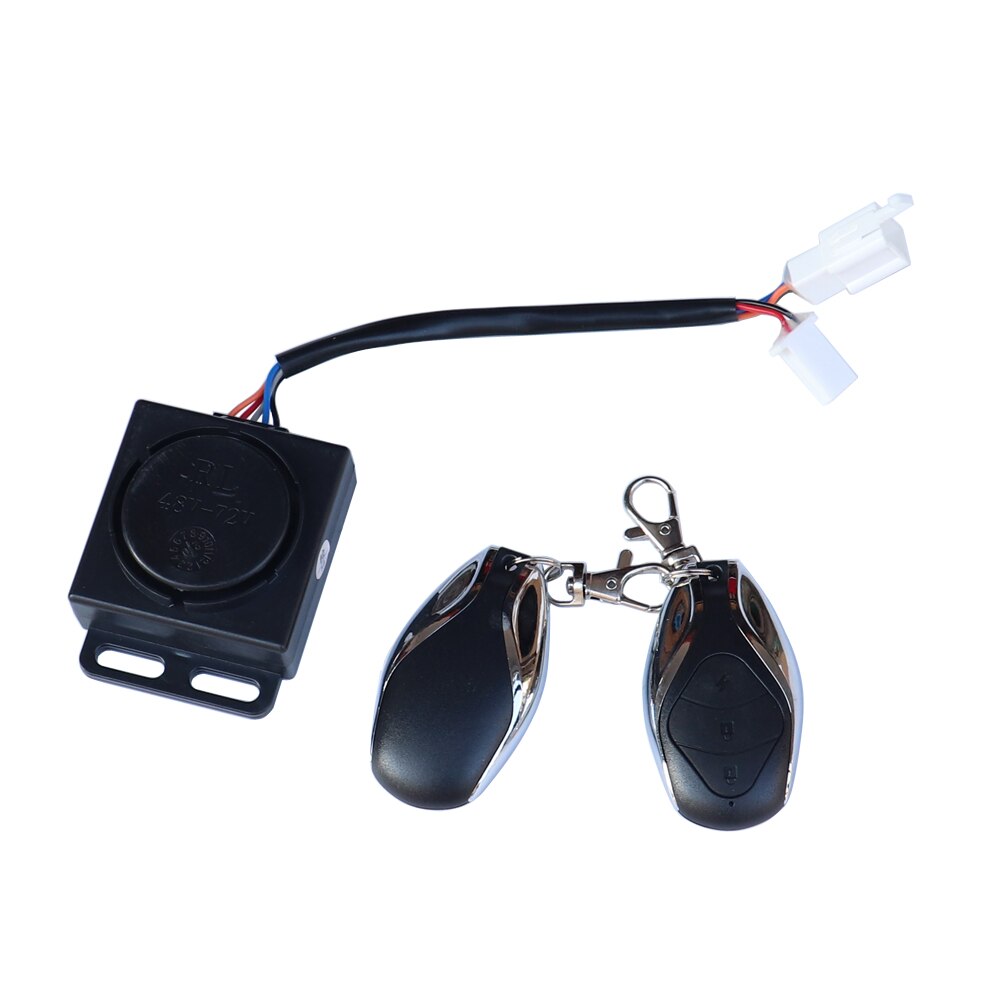 Système d&#39;alarme pour trottinette électrique, clé à distance pour Harley 48V 52V 60V 72V, pièces de Scooter électrique: Default Title