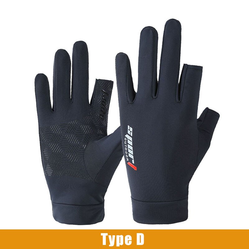KoKossi – gants de pêche, une paire, protection des mains, libération professionnelle, antidérapants, pour sport, Fitness, cyclisme: Dark Blue D