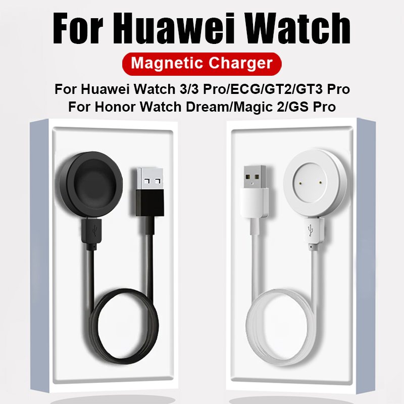 Cable de carga rápida para Huawei Watch 3 GT2 GT3 PRO, cargador magnético USB para Huawei Watch GT GT2 GT2e Honor Watch GS Pro Magic 2