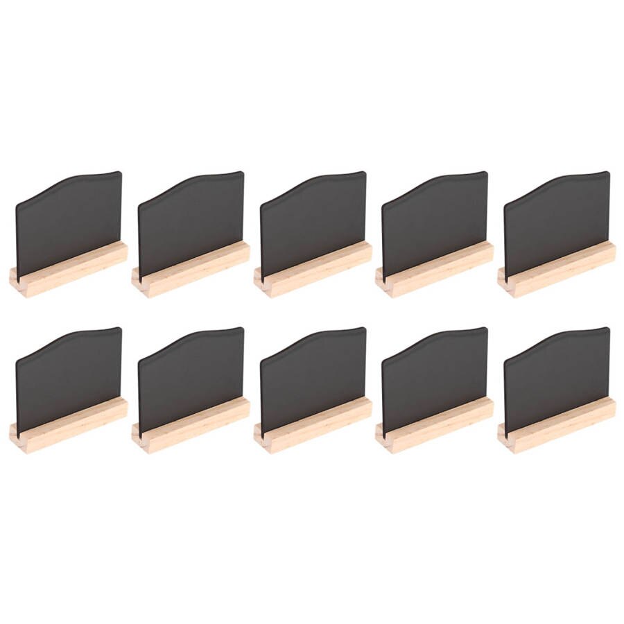 Miniaturen 10 Stks/set Kerst Decoratieve Mini Display Schoolbord Ornament Voor Thuis Party Bar Decor Home Decor