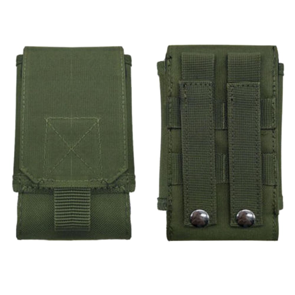 Large Mobile Phone Bag Outdoor Camouflage Protective Bag for 6 inch Big Screens Smartphones: green