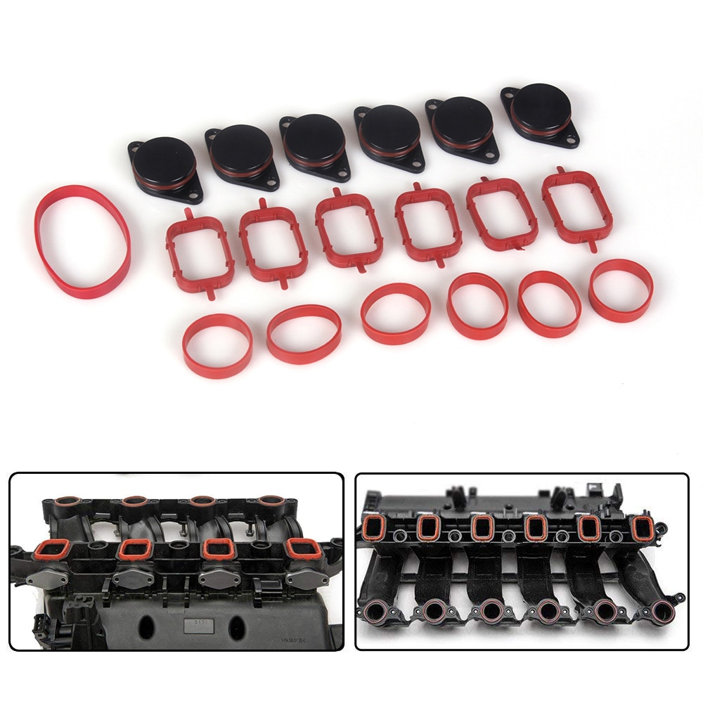 Diesel Swirl Flap Blanks Intake Manifold Gaskets Repair Replacement Kit 6 x 33mm For BMW M57