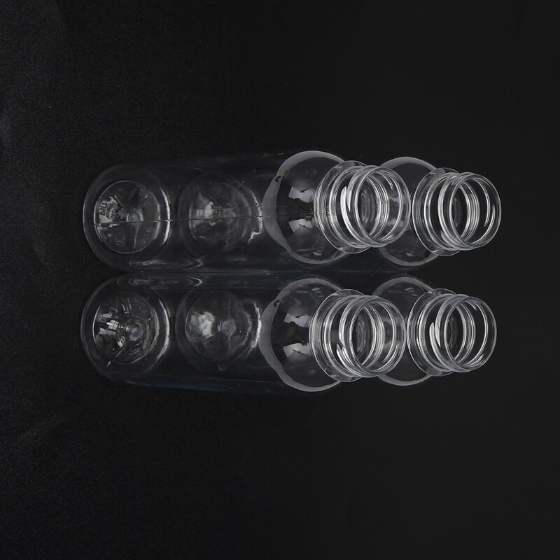82Pcs 250ML Round Empty PET Plastic Juice Bottles Clear Milk Bulk Containers with Black Tamper Evident Caps
