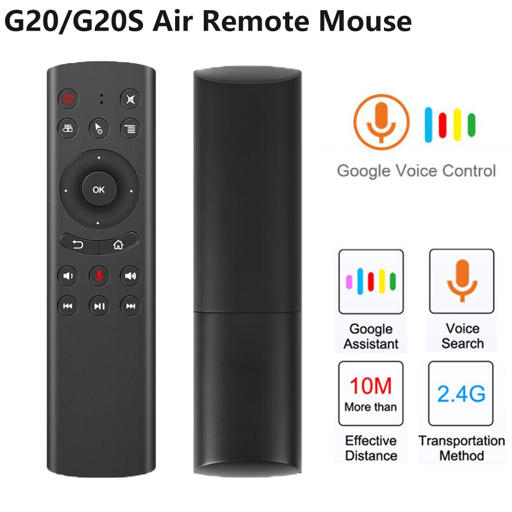 Android Tv Box G20/G20S Voice Air Mouse Ondersteuning Googel Voice Search En Assistent Linux Windows