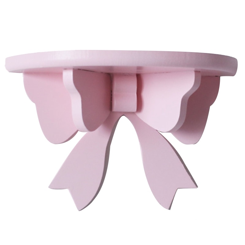 Estante de madera de estilo nórdico para decoración de habitación de Bebé y Niño, estantes decorativos de montaje en pared, organizador de almacenamiento, soporte para tablilla: Default Title