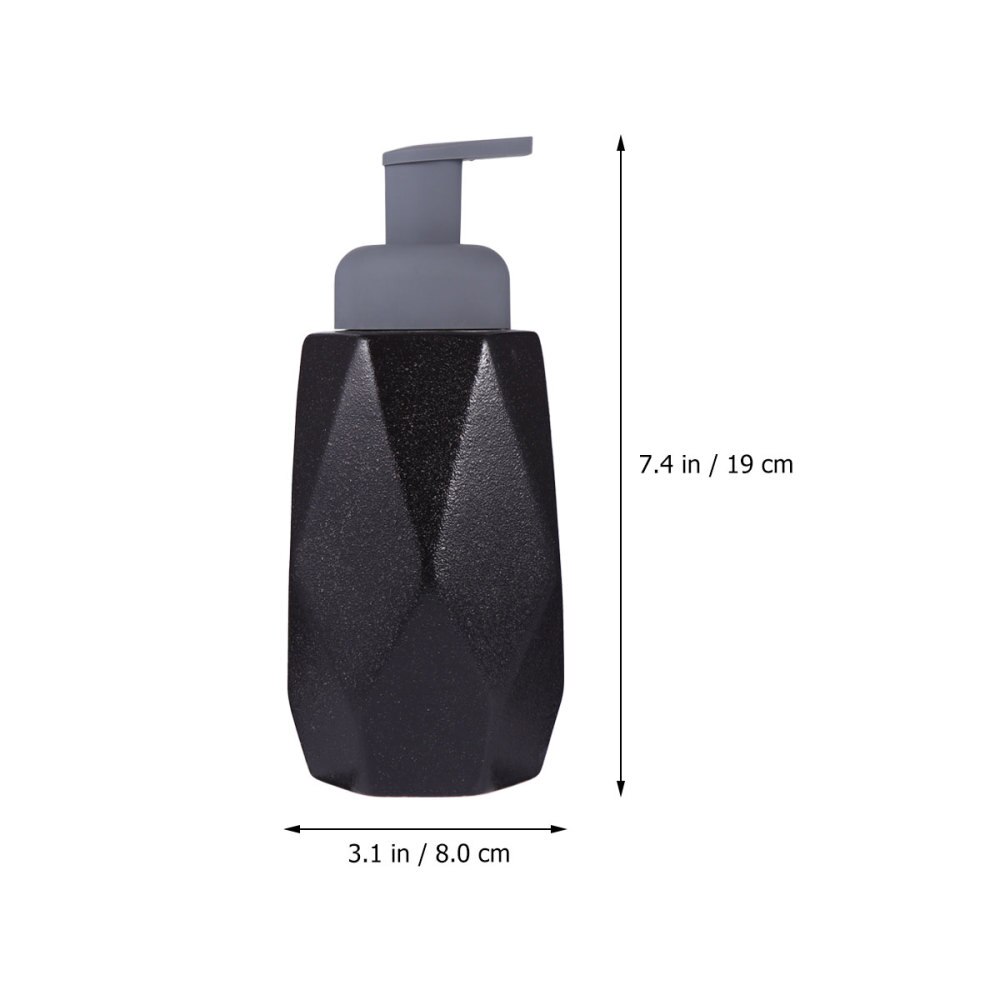 Botella de jabón líquido espumoso con botón de presión, 1 unidad, dispensador de jabón líquido espumoso (azul)