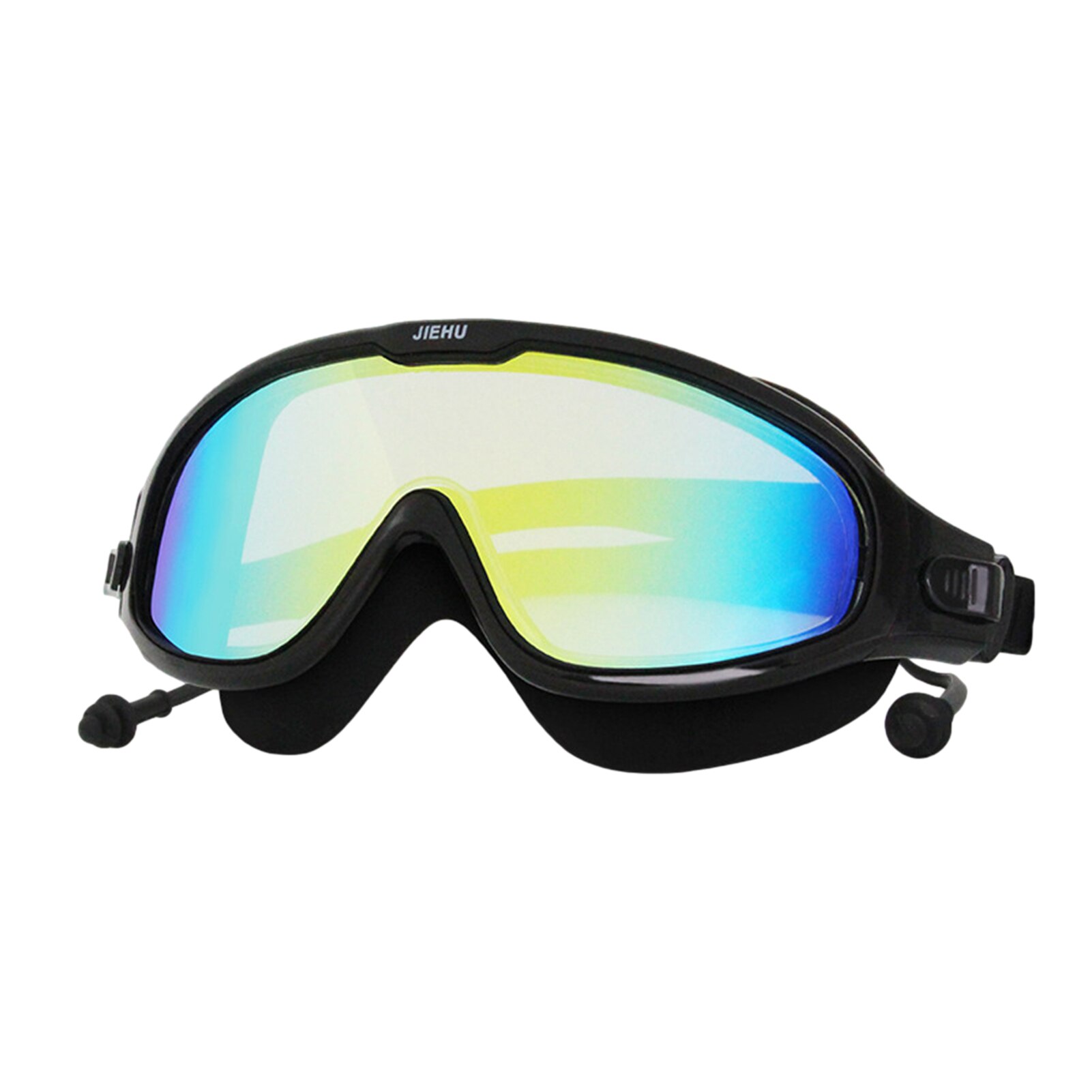 Swimming Goggle Glasses Large Frame Waterproof Anti-Fog No Leakage Eyes Protector UV protection adjustable straps equipment: 08