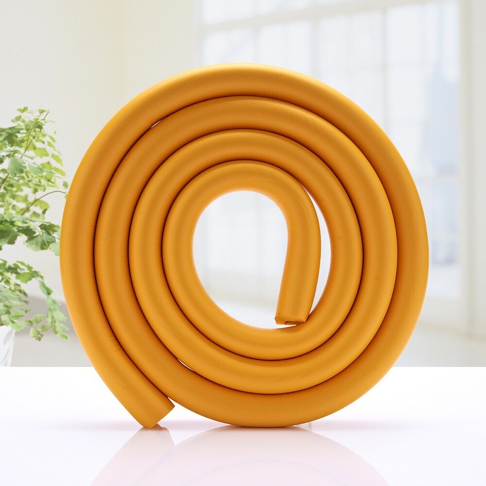 4Pcs U Shape Baby Protection 2M Child Table Desk Furniture Edge Safety Corner Guard Kid Protector Anticollision Bumper Strip Bar: Orange