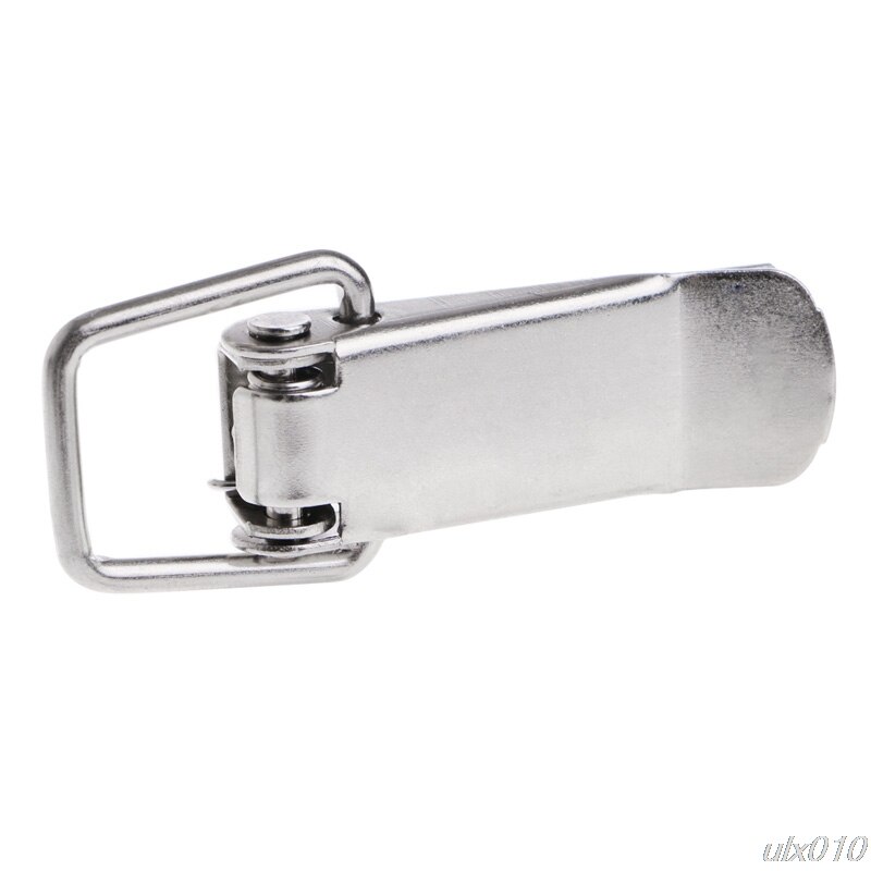 4Pcs Hardware Cabinet Boxes Spring Loaded Latch Catch Toggle Iron Hasp For Sliding Door Simple Window Cabinet S08