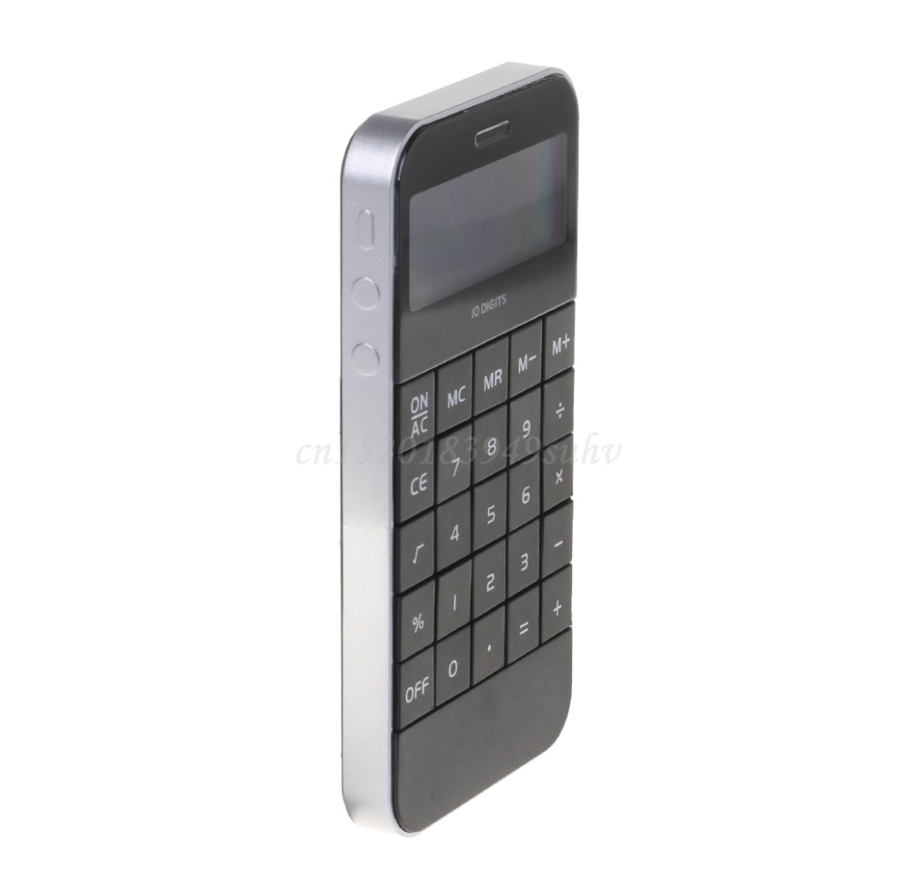 Przenośny Kalkulator Kieszonkowy - 10 Cyfr - LCD - 11.5cm - Bateria Płaska - Plastik