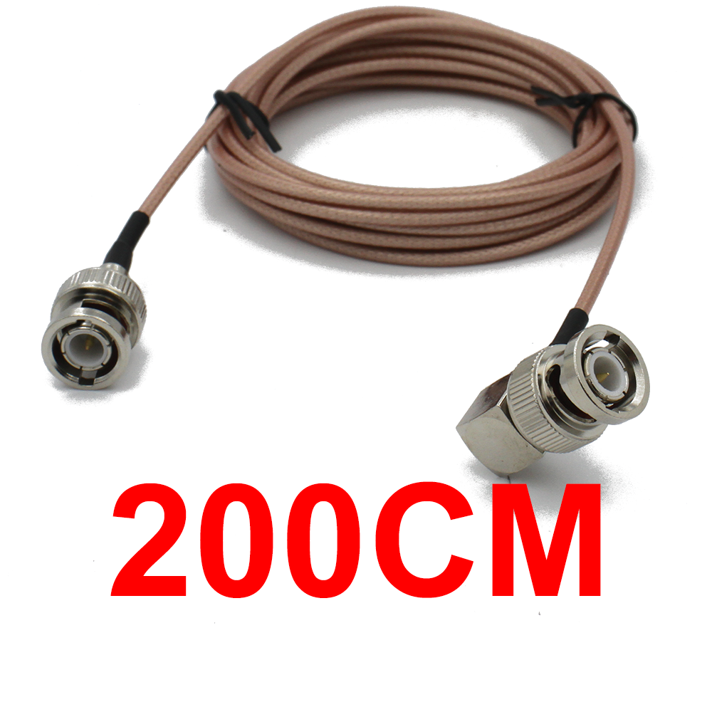 RG316 Cable Q9 BNC Male Right Angle to BNC Male Plug Connector Adapter for Video Camera SDI Camcorder HD-SDI/3G-SDI/4K/8K: green / 1P