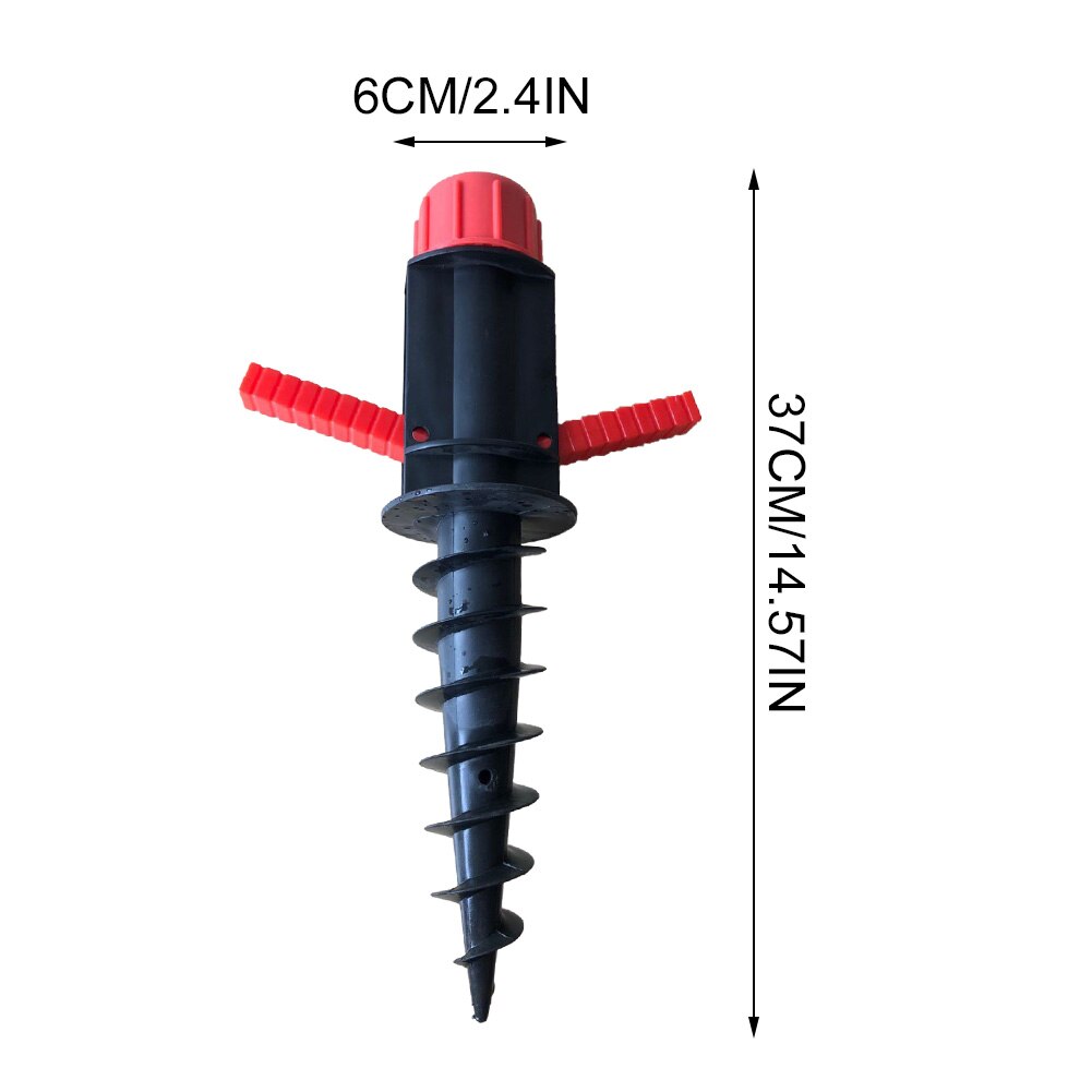 Support De Parasol Métallique Lourd Pour Plage – Ancre De Sable Réglable, Stabilisateur Pour Parapluie De Marché Et Extérieur