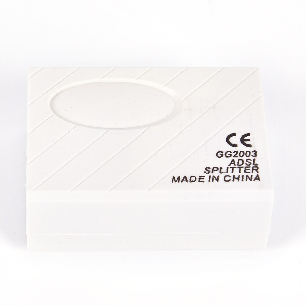 High Grade Telephone RJ11 Line ADSL Fax Modem Broadband Phone Line Filter Splitter Adapter